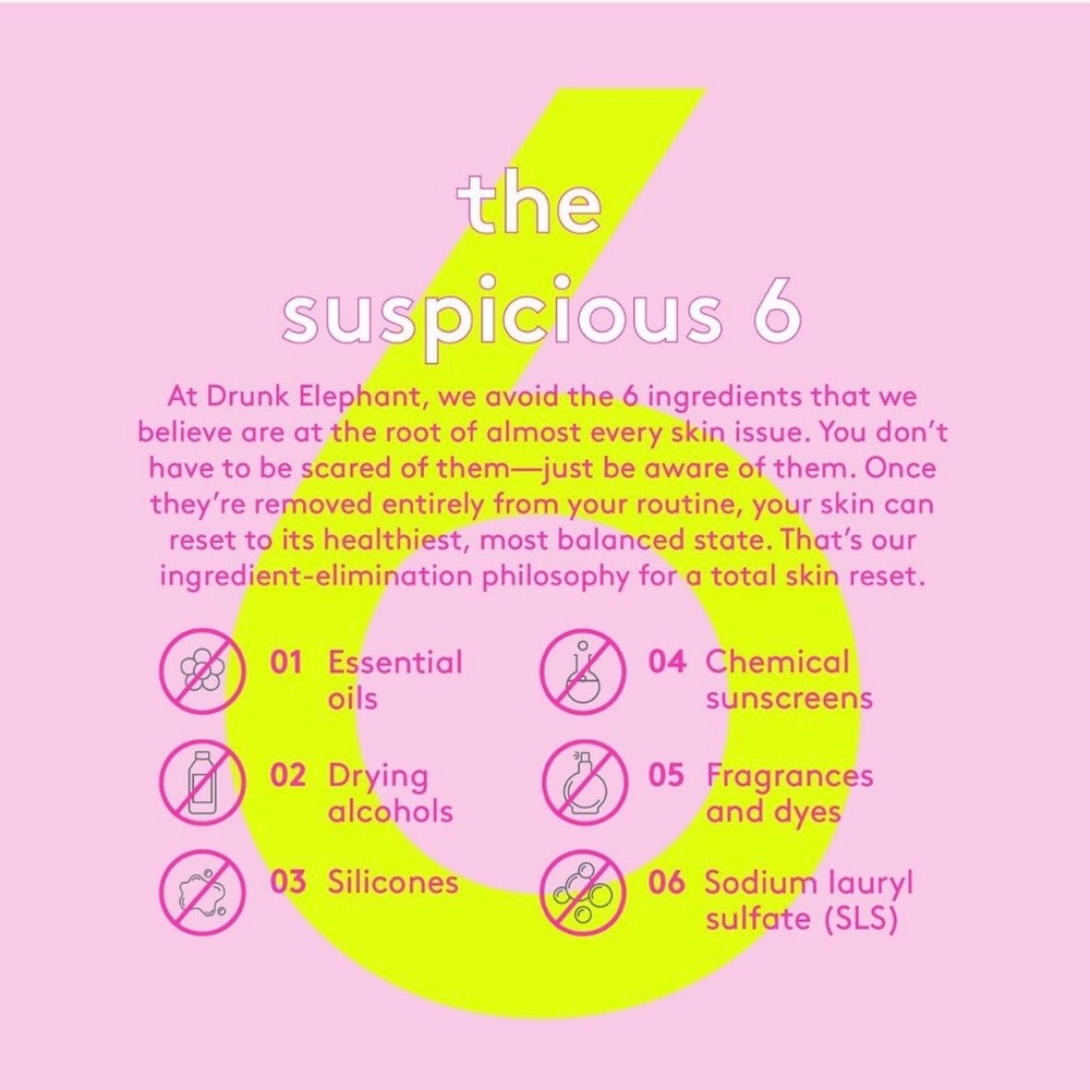 Drunk Elephant Pink and Green Skincare Packaging - Picture 4 of 8